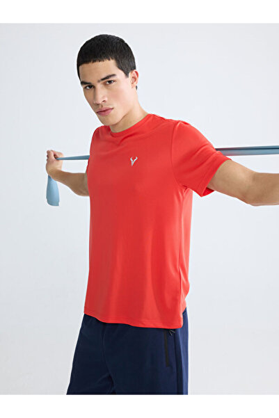 LC Waikiki Rmz Gi̇yi̇m Farkiyla Zero Roba Collar Men's Sports T-Shirt