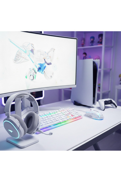 SETUP MASTER سماعة Picun G2 Pro الإصدار الجديد بصوت 7.1 مع كومبو SK 120 متوافق مع PC و PS5 و PS4.