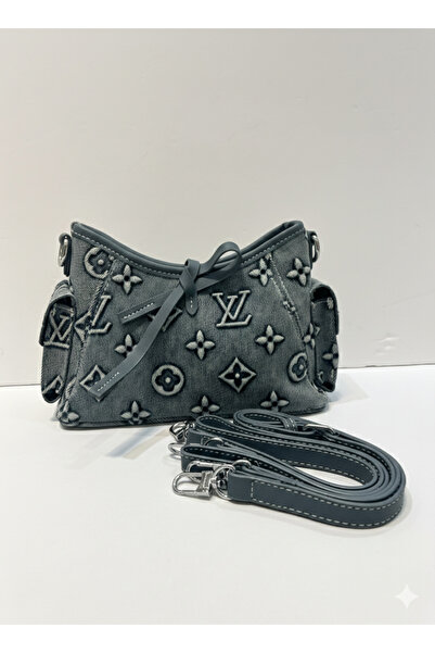 Evo Women's denim Bag with luxurious leather details