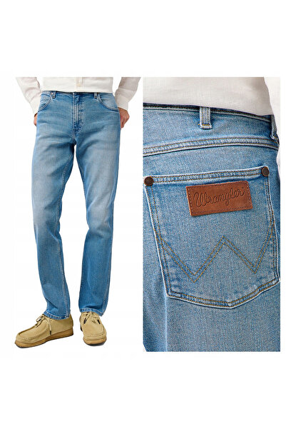 WRANGLER Blugi bărbătești, Wrangler, Greensboro, lungime normală, bumbac, fer...