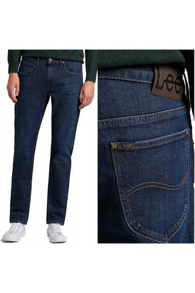 Lee Blugi bărbătești, Lee, Daren Zip Fly, lungime normală, bumbac, fermoar, 5...