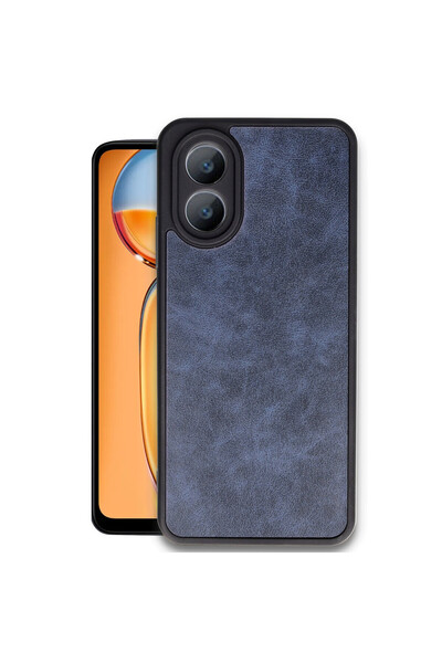 cepmoda Oppo "A38" Premium Leather Coated Case - Silicone Cover with Camera P...