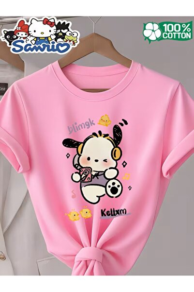 yombaa Summer T-Shirt, Cute Cartoon Bear Pattern Listening to Music with Head...