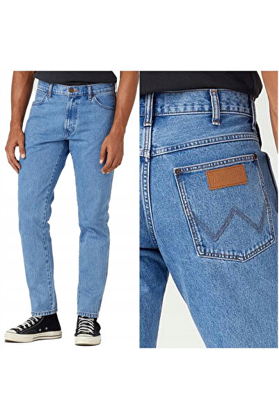 WRANGLER Blugi bărbătești, Wrangler, River, lungime normală, bumbac, fermoar,...