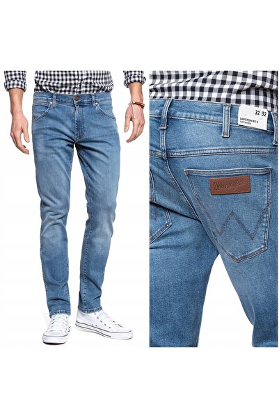 WRANGLER Blugi bărbătești, Wrangler, Larston, lungime normală, bumbac, fermoa...