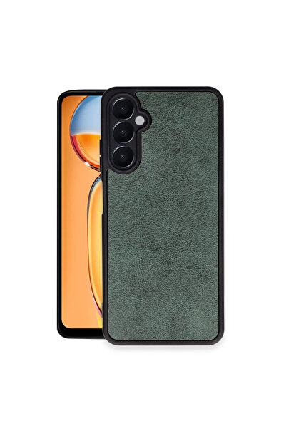 cepmoda Samsung Galaxy "M15" Premium Leather Plating Case - Silicone Cover wi...