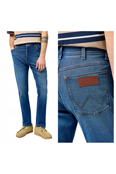 WRANGLER Blugi bărbătești, Wrangler, River, lungime normală, bumbac, fermoar,...
