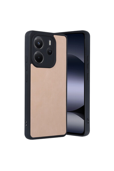 cepmoda Redmi "Note 14 (4g)" Premium D Leather Coated Case - Silicone Cover w...