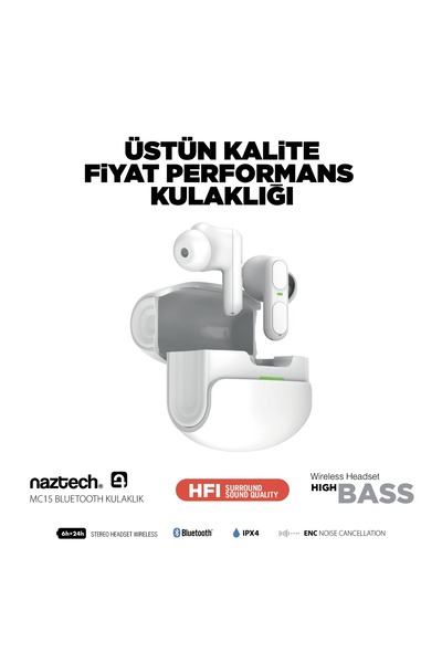Genel Markalar NAZTECH MC15 BLUETOOTH KULAKLIK