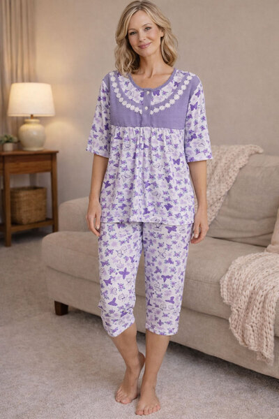 Yves Fashion Cotton Pajamas