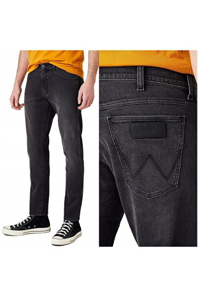 WRANGLER Blugi bărbătești, Wrangler, Larston, lungime normală, bumbac, fermoa...