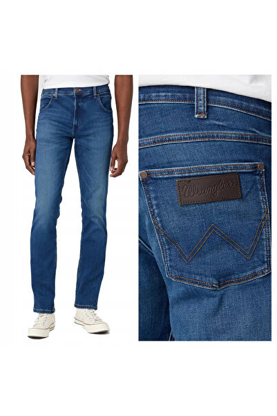 WRANGLER Blugi bărbătești, Wrangler, Greensboro, lungime normală, bumbac, fer...