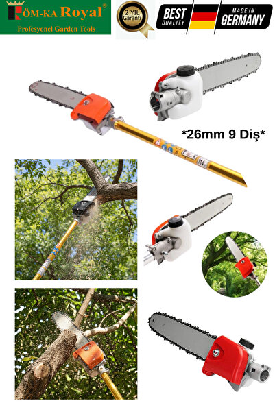Royal Motorlu Tırpan Dal Budama Aparatı – Zincirli Dal Kesme Başlığı