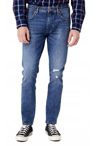 WRANGLER Blugi bărbătești, Wrangler, bumbac, lungime normală, fermoar, 5 buzu...