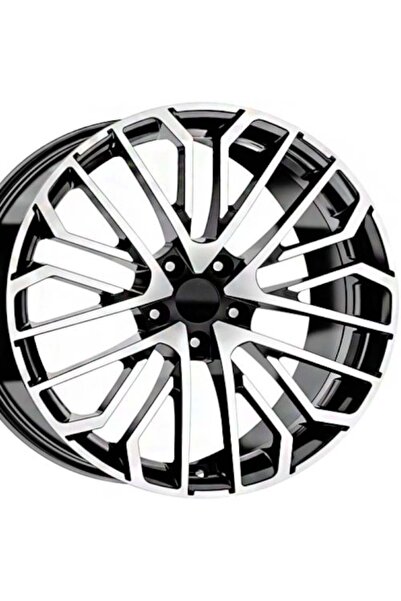 RC 18 inç 5x112 A3 A4 Octavia Golf Jetta Caddy Passat Uyumlu Siyah Elmas Kesi...