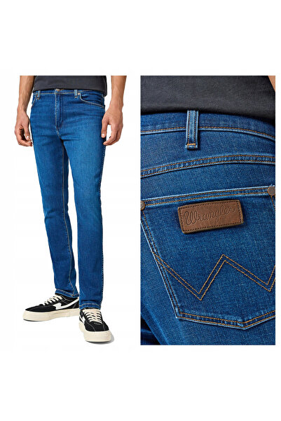 WRANGLER Blugi bărbătești, Wrangler, Larston, lungime normală, bumbac, fermoa...