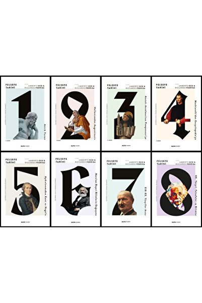Alfa Yayınları Felsefe Tarihi Ciltsiz Umberto Eco 8 Kitap Takım