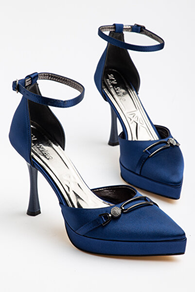 TOGET Lames Thin Heeled Ankle Strap Women's Evening Dress Shoes