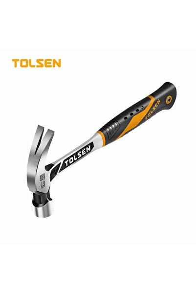 TOLSEN One Piece Forged Claw Hammer 16 oz Fiberglass Handle