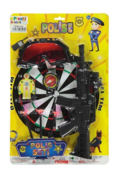 lowell home Prestige Toy Police Set Black