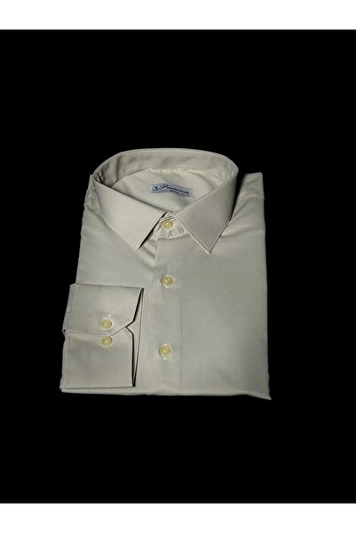 GentlemanStyle Beige Cotton Shirt