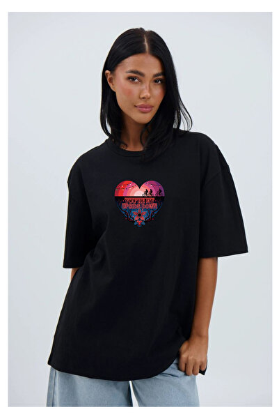 Tubinyoo Stranger Things You Are My Upside down Printed Unisex Oversize T-Shirt