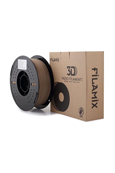 FİLAMİX Pla+ Ahşap Filament 1.75mm - Plastik Makara - 1 Kg