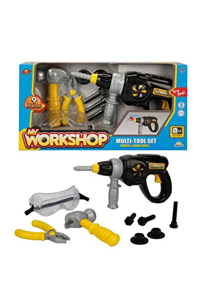 NW NessiWorld Zapp Toys My Workshop Drill Repair Set 9 Pieces
