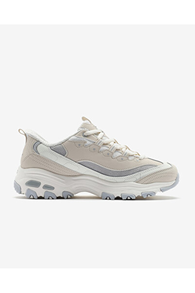 SKECHERS D'lites - SMOOTH NOSTALGIA Kadın Natürel/Gri Sneakers 150537 NTGY