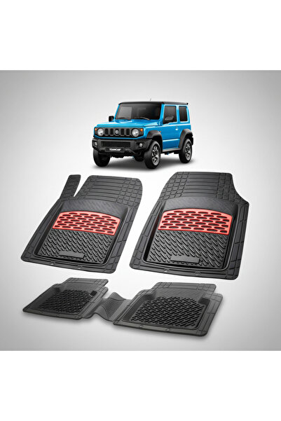 TEAMCAR Πατάκια SUV συμβατά με Suzuki Jimny 4 2018-σήμερα | Κόκκινα