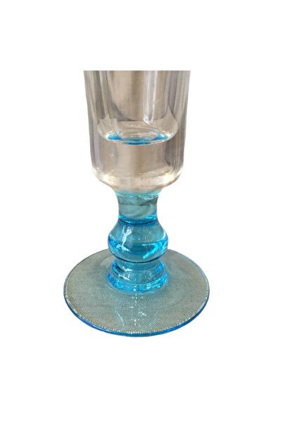 OEM Champagne glass with blue stem