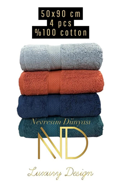 MericLine Nevresim Dünyası 50X100 4-Pack Towel Prime 5