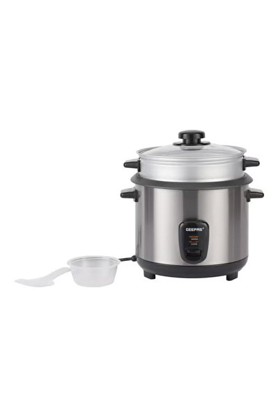 Geepas Multifunctional Rice Cooker - Tempered Glass Lid 1.5 L 500.0 W GRC35040