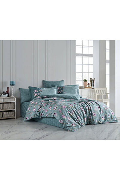 FIONNA.RO 100% Cotton Poplin Duvet Cover Set HOBBY - Boem Flowers