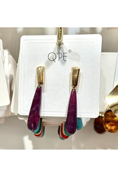GLOW ACCESSORIES BAE أقراط من الفولاذ المقاوم للصدأ طراز زرا