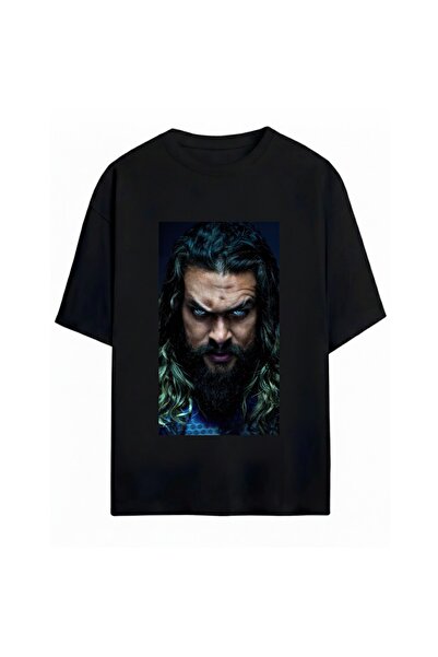 SVART WEAR تي شيرت جيسون موموا مطبوع للجنسين مقاس كبير