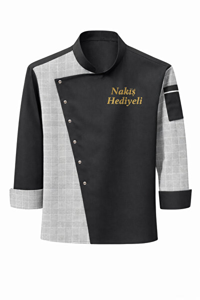 Mekaizen سترة الشيف المزخرفة - زي الطهاة الاحترافي، قميص الطهاة، قميص الطهاة ...