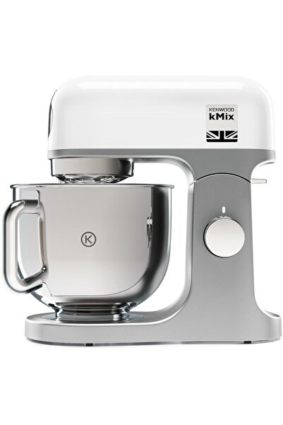 Kenwood Mixer cu bol Chef KMX750WH, 1000W, 6 trepte, Bol Inox 5 l, Argintiu