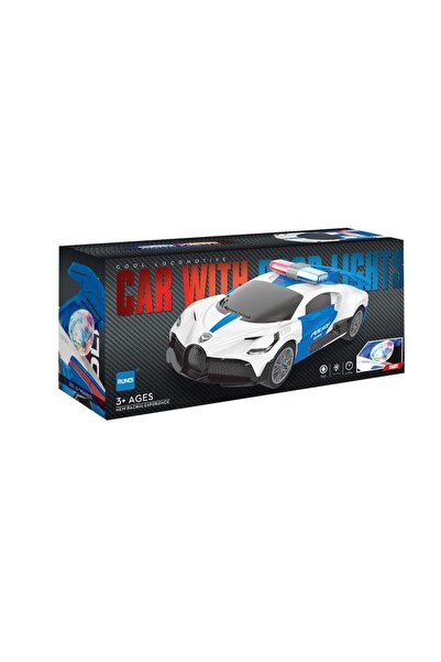 lowell home Rs-9036C Light Music Bugatti Police Car -Zrv