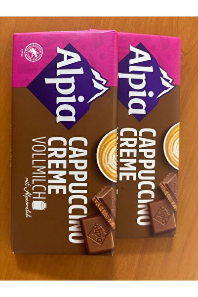 Alpia Cpuccıno Creme Vollmıch Sütlü Dolgu ve Kahve Kreması Dolgulu Sütlü Çiko...
