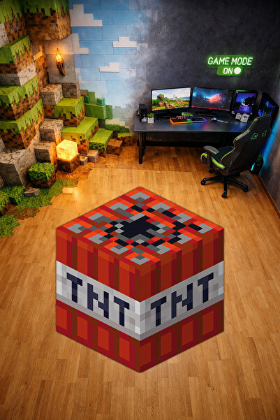 Charmbi Block Patterned Non-Slip Base Machine Washable Gaming Player Gamer Te...