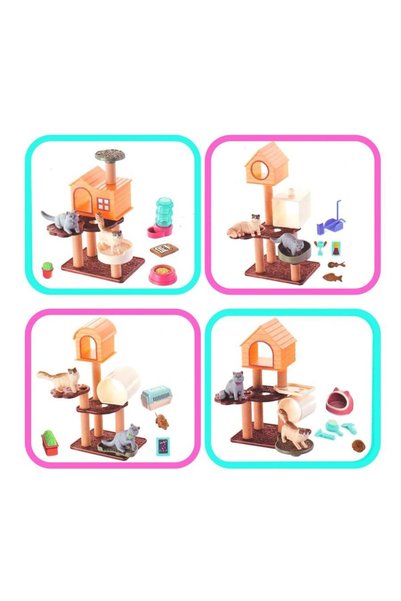 Generic Brand Pet Kitten Play Set