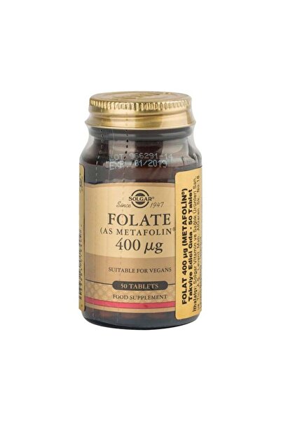 Solgar Folate 400 Mg 50 Tablets