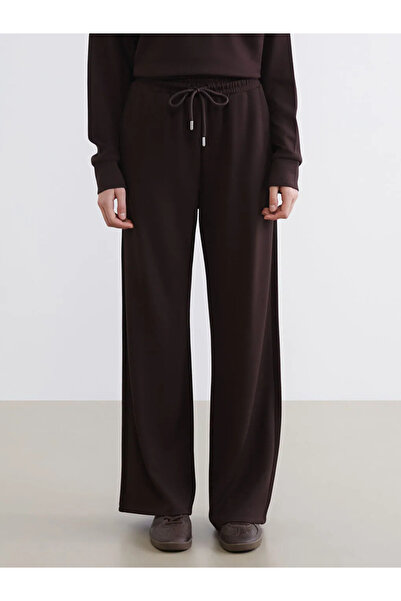 LC Waikiki Brown Elastic Waist Soft Touch Women's Sweatpants