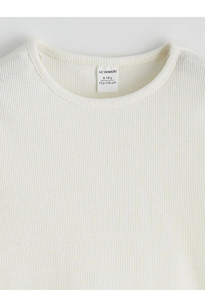 LC Waikiki Brown Girls' Gilet Dress and Long Sleeve T-Shirt