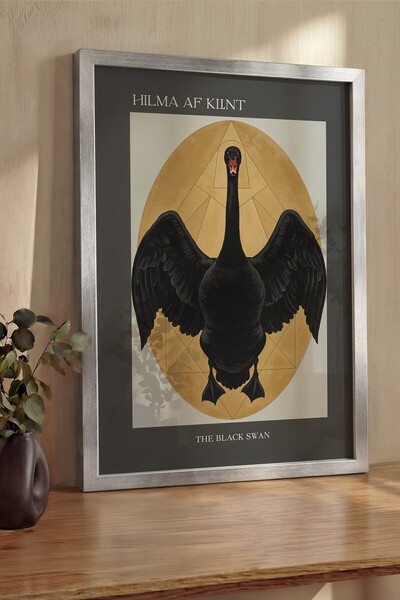 Postifull Zidna slika, luksuzna slika i poster u srebrnom okviru, serija ritu...