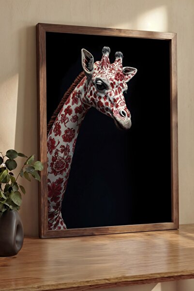 Postifull Zidna slika, luksuzna slika i poster u smeđem okviru, serija ritual...