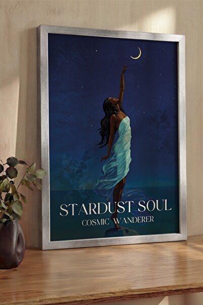 Postifull Zidna slika, luksuzna slika i poster u srebrnom okviru, serija ritu...