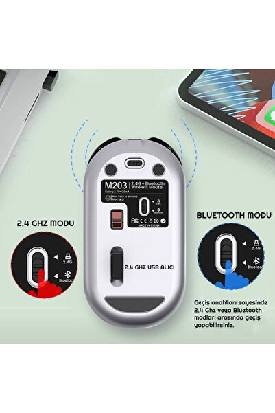 esplendor متجر يوموركاك ®   ماوس لاسلكي صامت – ماوس بصري لاسلكي، نقرات صامتة،...