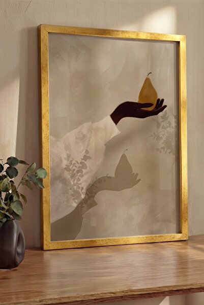 Postifull Pictură de perete, Tablou și poster cu ramă aurie de lux, Seria Rit...
